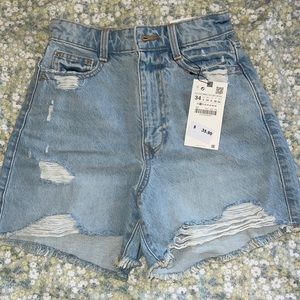 ZARA mom shorts